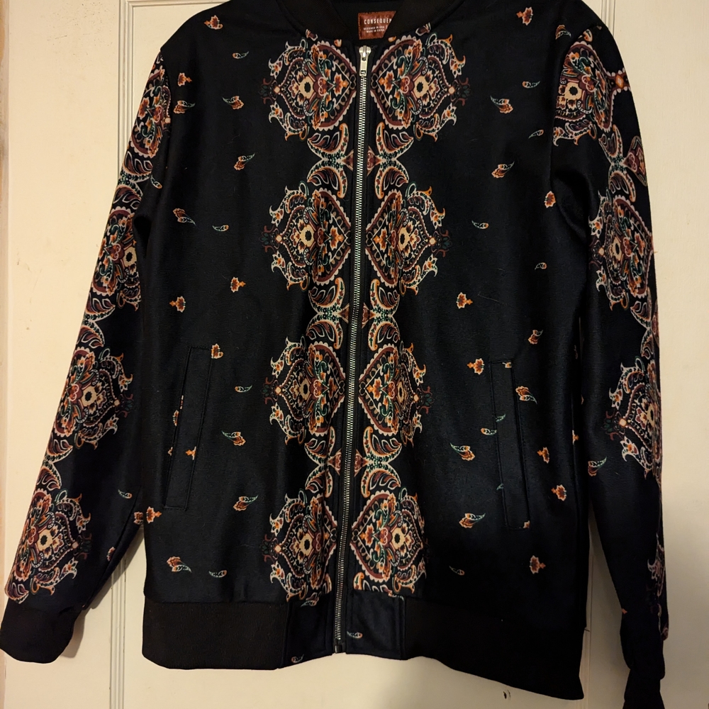 Paisley Bomber Jacket